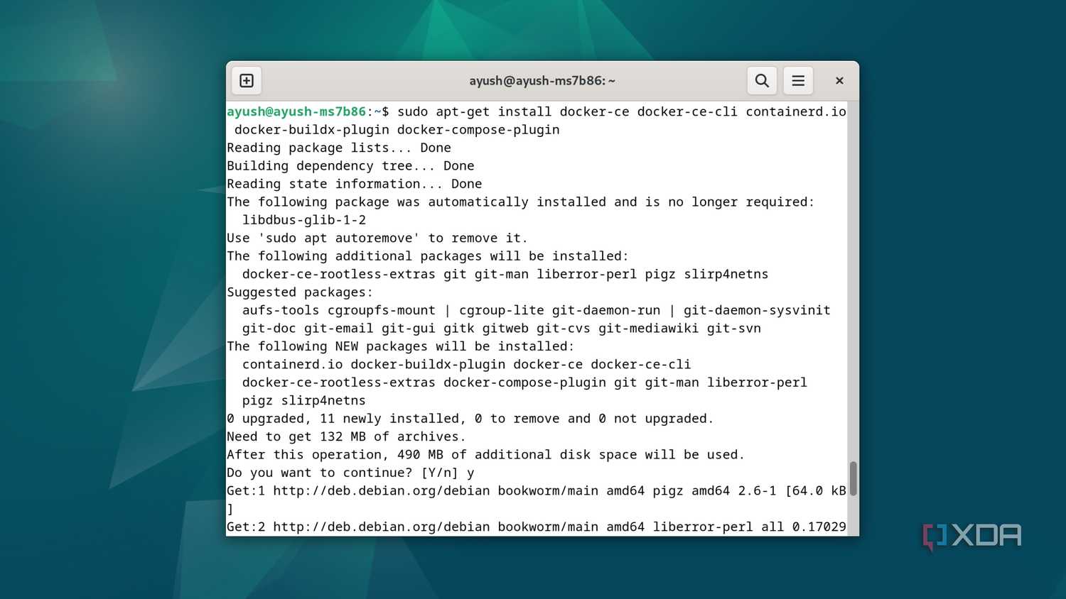 Cài Docker trên Debian bằng dòng lệnh