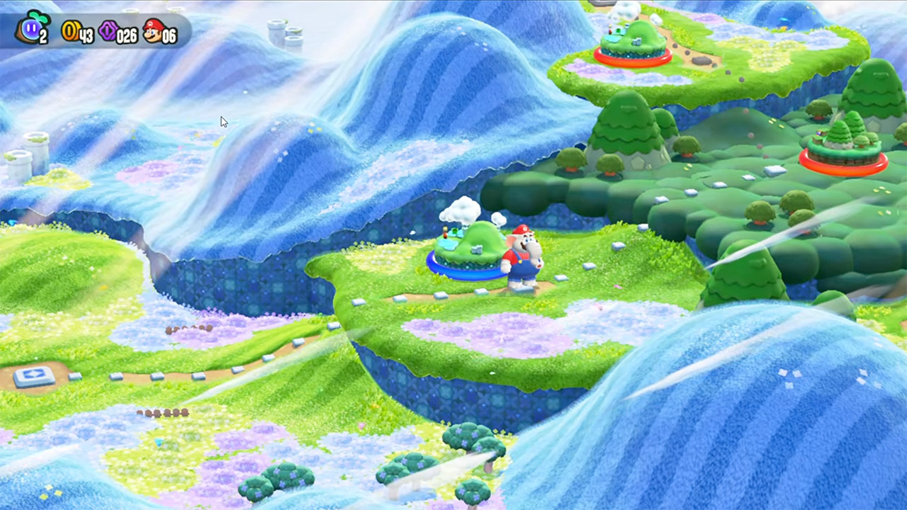 Cảnh chơi Super Mario Bros. Wonder trên PC