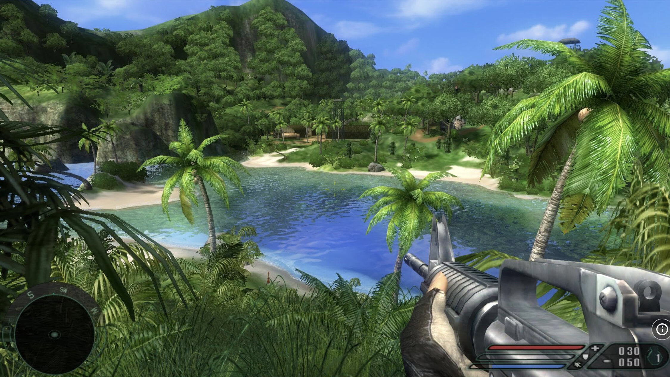 Far Cry hiển thị góc nhìn thứ nhất cùng giao diện trong game