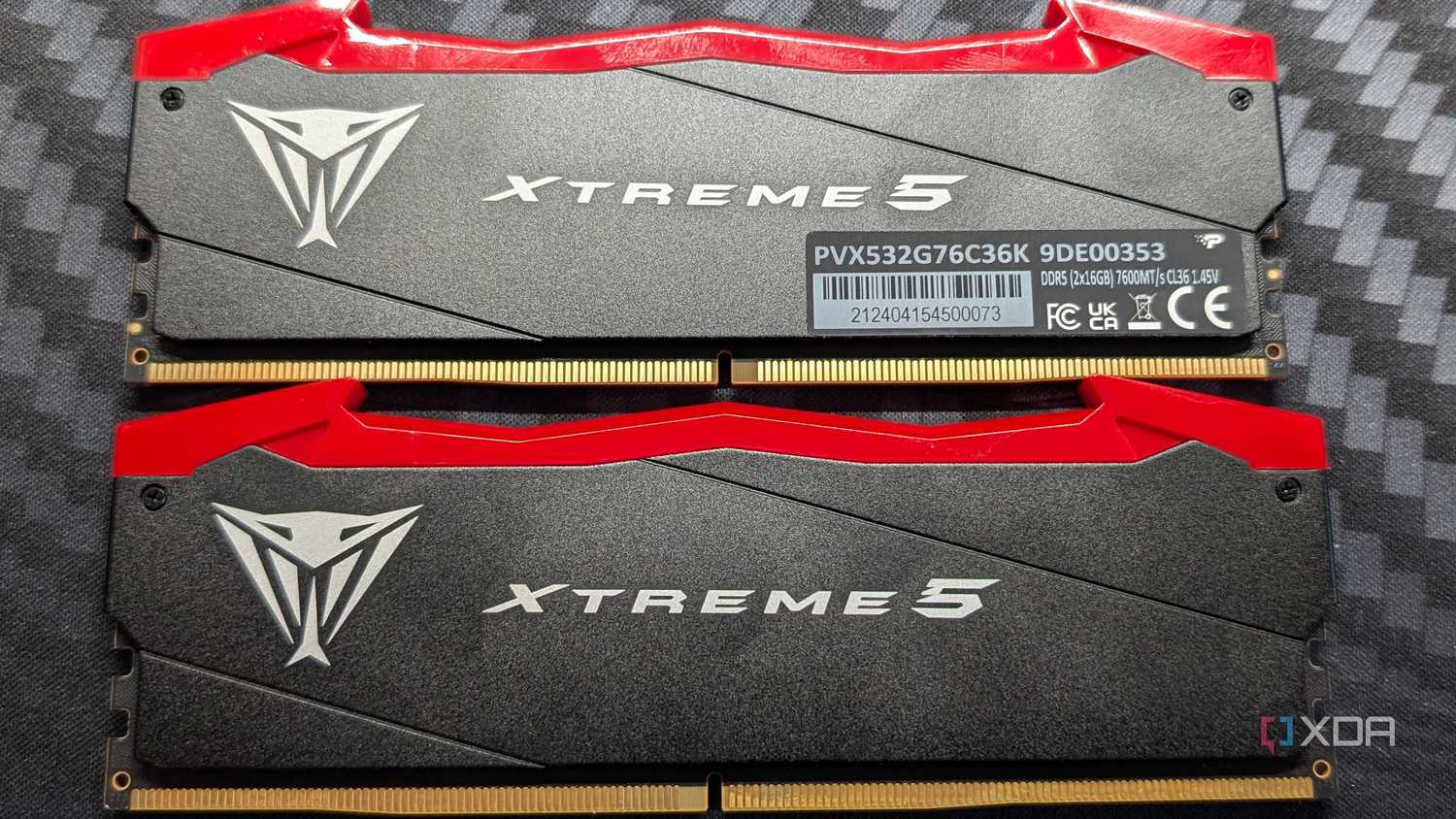 Cặp thanh RAM DDR5 Patriot Viper Xtreme 5 tốc độ 7600 MT/s