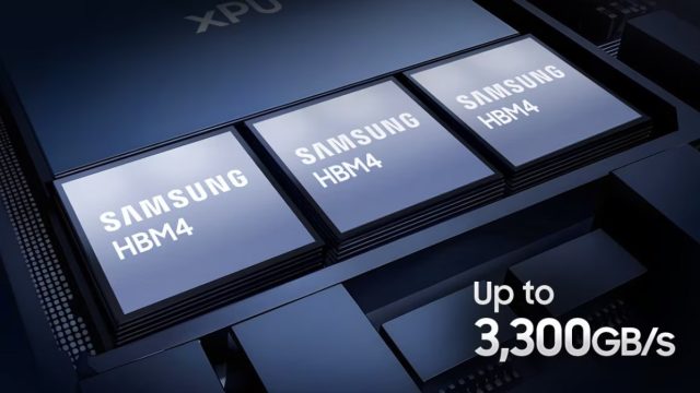 Các chip bộ nhớ Samsung HBM4
