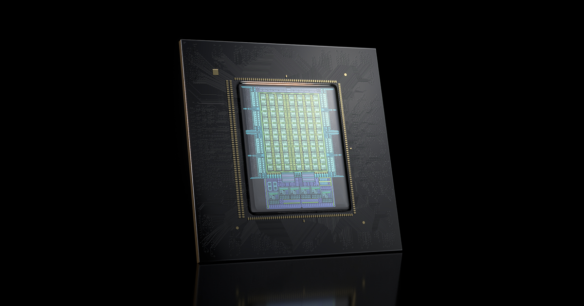 Ảnh chip NVIDIA Vera trên nền đen, ảnh sản phẩm của NVIDIA.