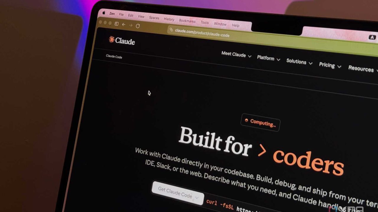 Claude Code on macBook