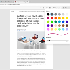 Công cụ viết vẽ ghi chú trên tệp PDF trong Microsoft Edge