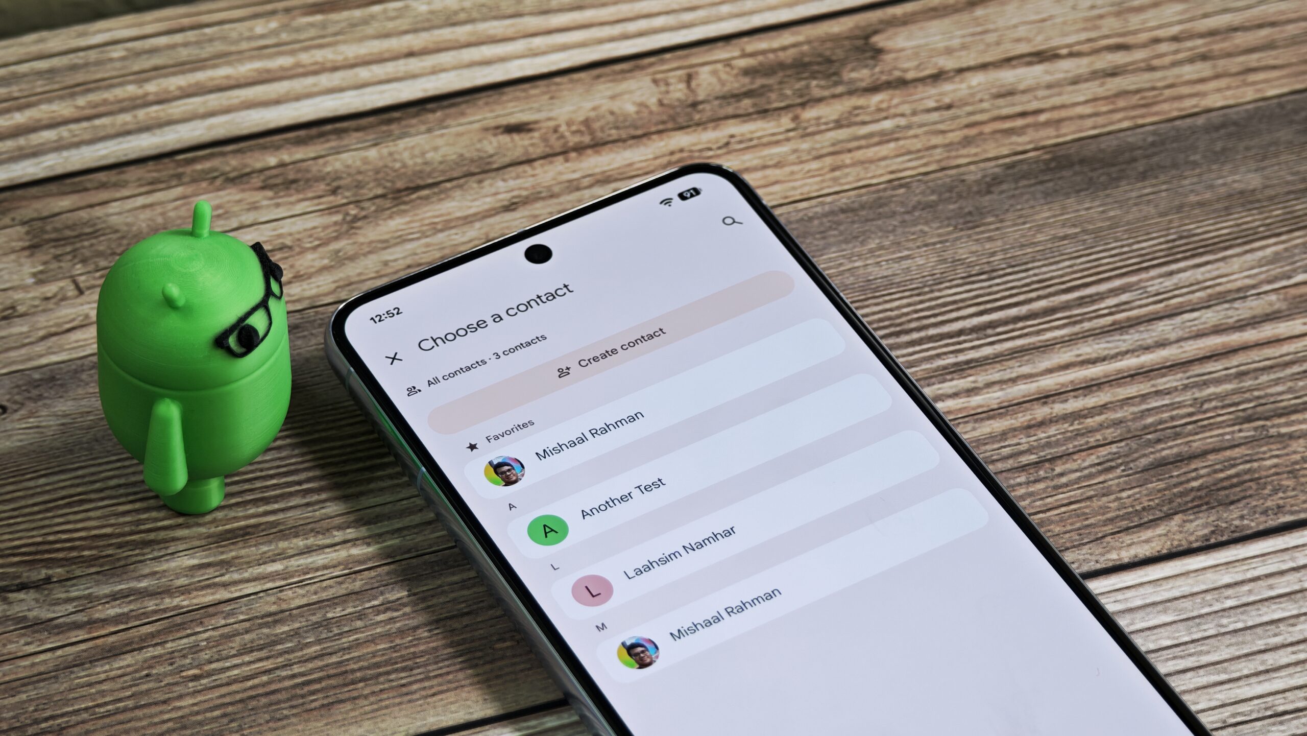 Contact Picker trong Google Contacts trên Android