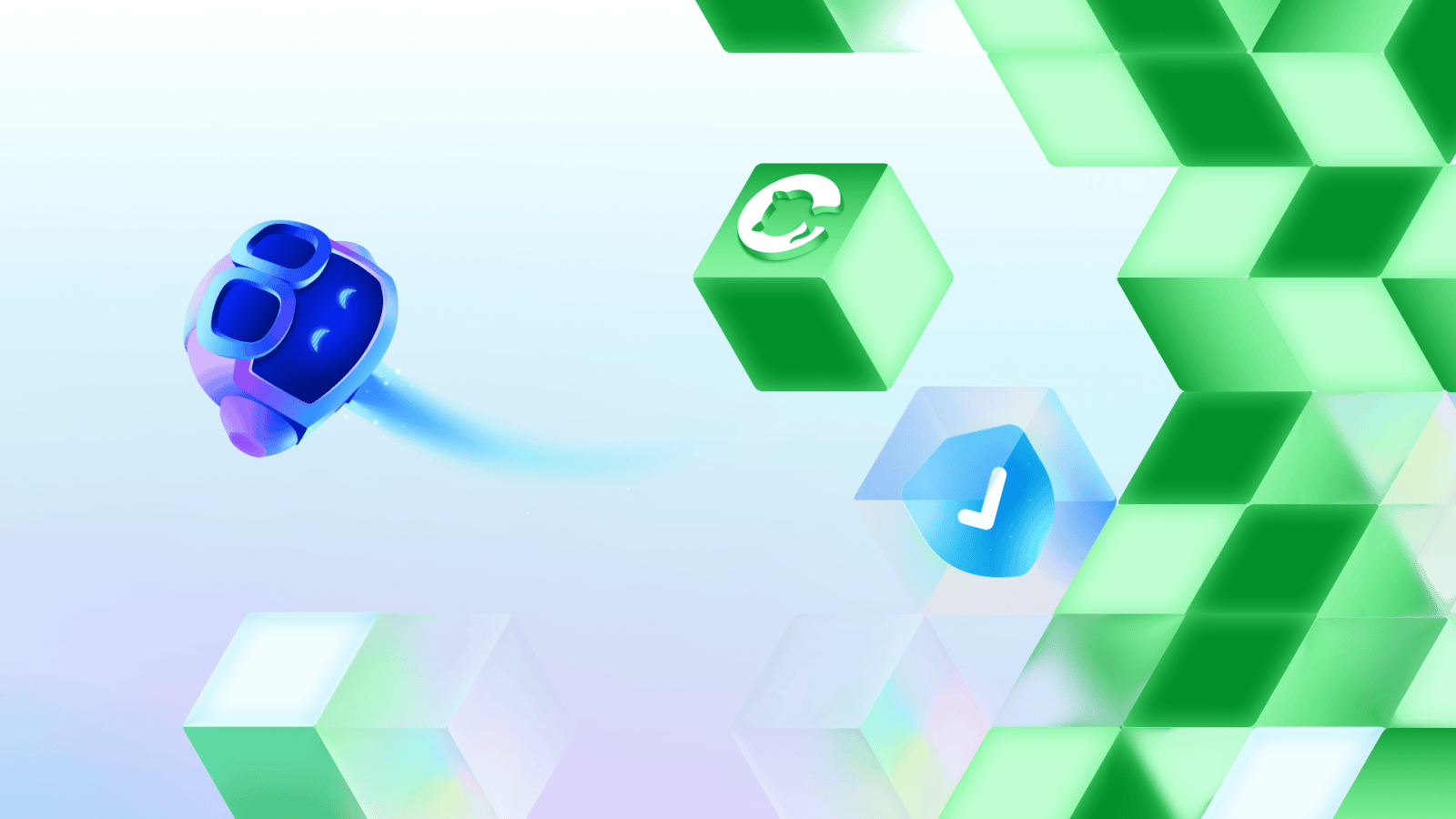 Copilot và các khối có biểu tượng kiểm tra trong đồ họa bảo mật của GitHub