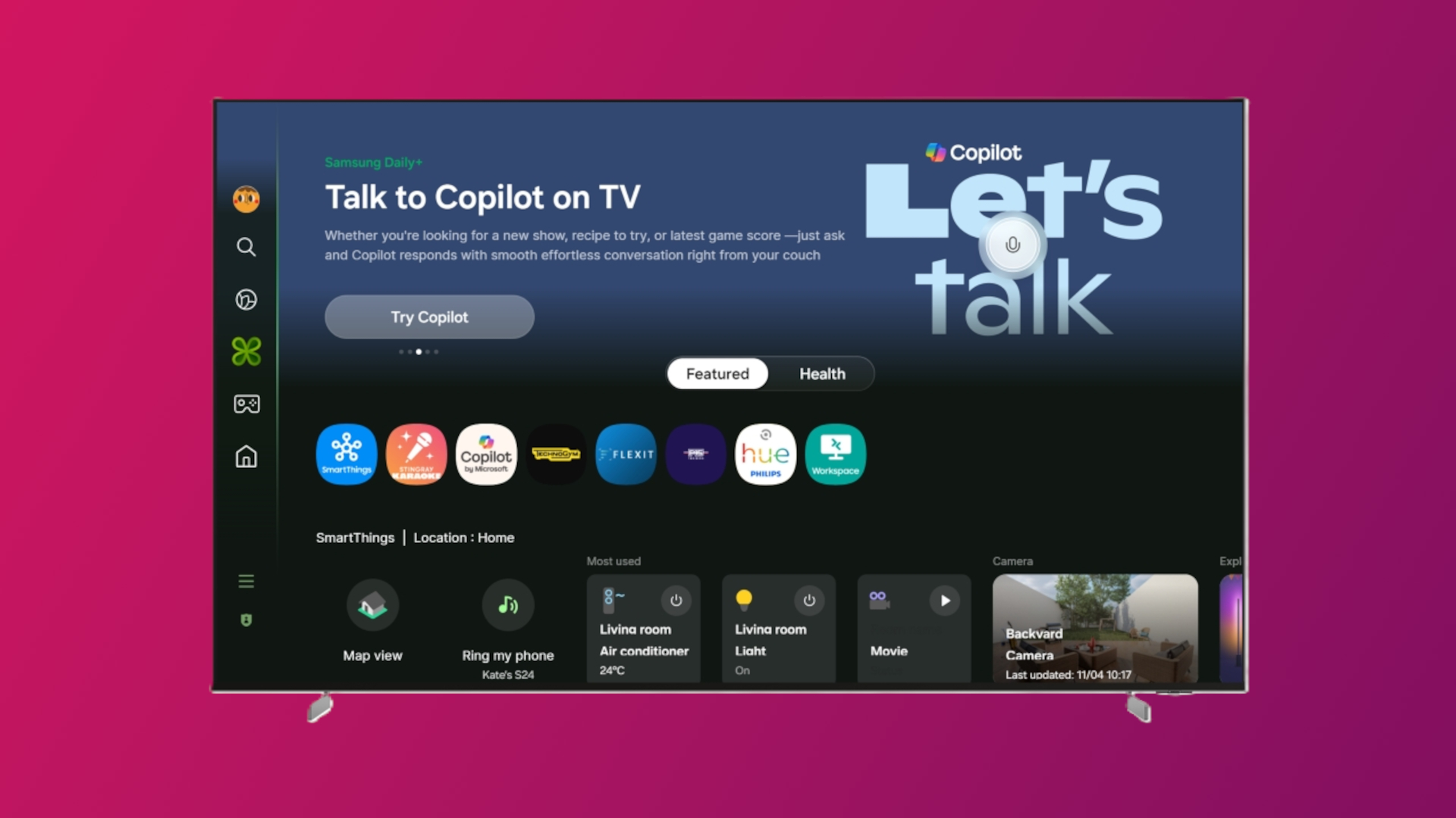 Copilot trên TV Samsung