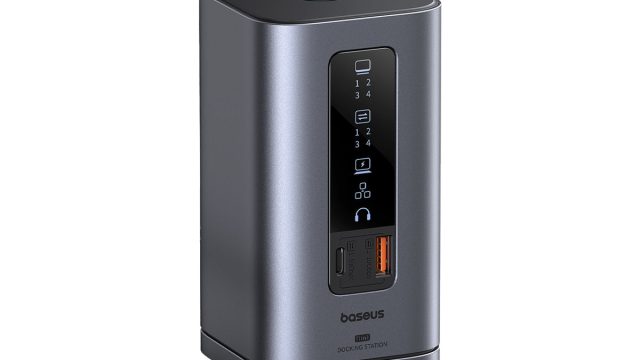 Dock Baseus Spacemate 11-in-1 dạng tháp đứng