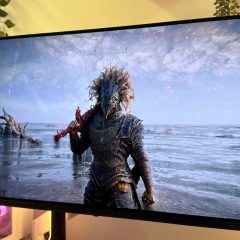 Elden Ring với DLSS 5 neural rendering hiển thị trên màn hình PC.