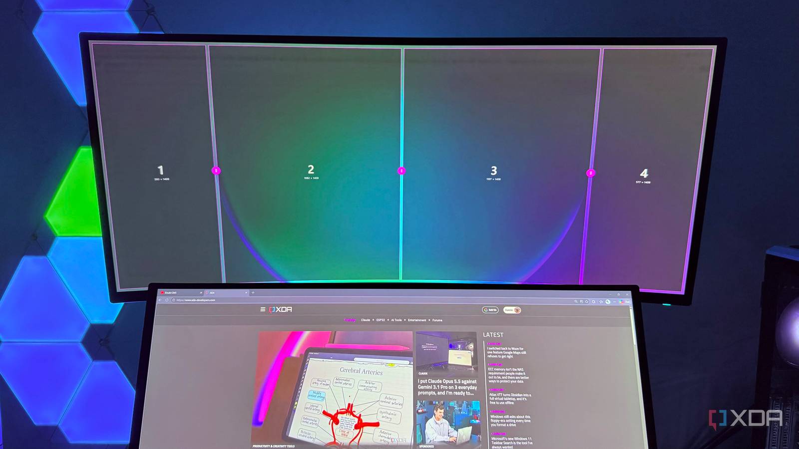 FancyZones on an ultrawide monitor