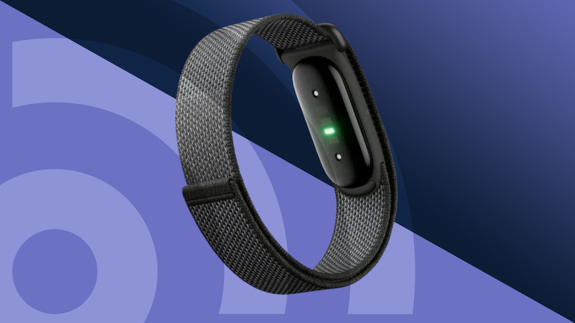 Fitbit Air trên nền tím