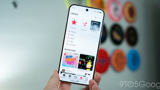 Giao diện Apple Music Android trước phiên bản 7.0