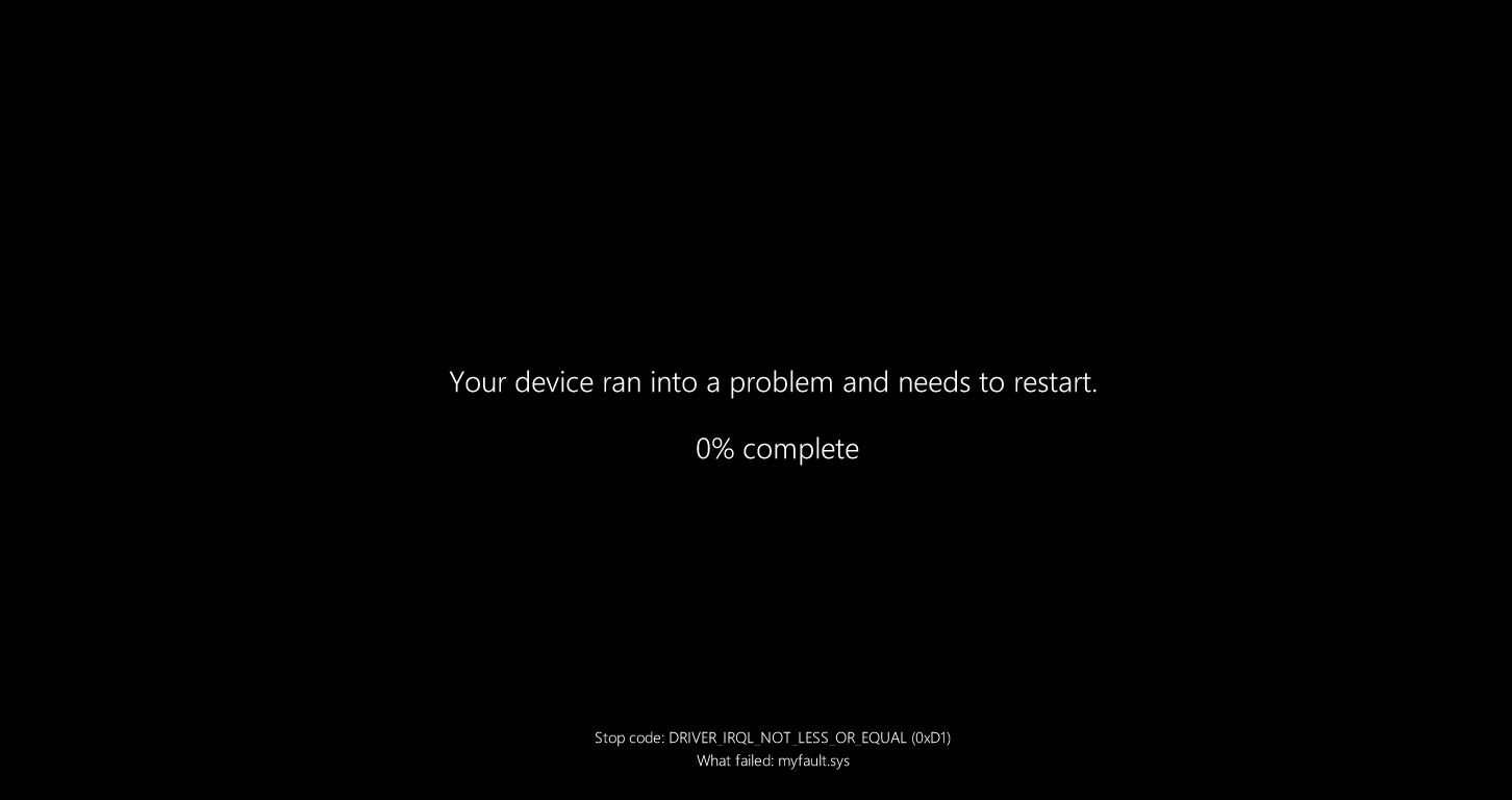 Giao diện báo lỗi khởi động lại Windows 11 với phần chữ đơn giản