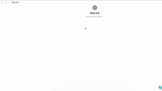 Giao diện Custom GPT giả mạo mang tên Plus 5.6 trên website ChatGPT