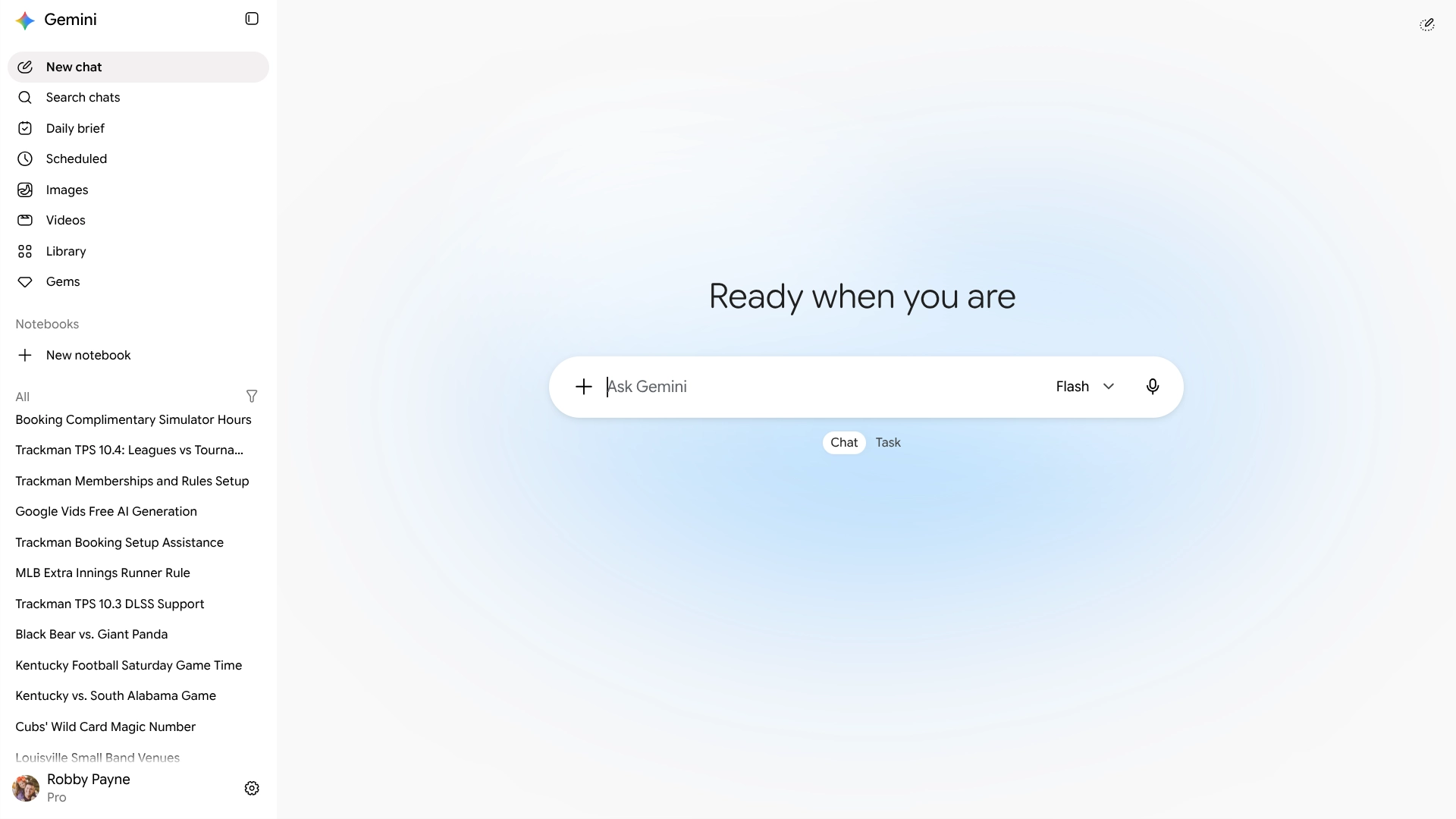 Giao diện Gemini web sau khi bỏ lối chuyển Spark riêng