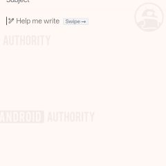 Giao diện Help Me Write hiện tại trong Gmail Android