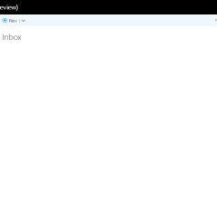 Giao diện hộp thư Outlook