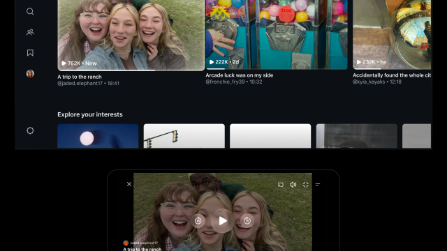 Giao diện Instagram Features trên điện thoại và TV