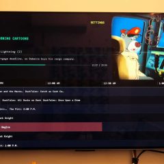 Giao diện kênh Nostalgex trên TV