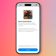Giao diện nâng cấp album chia sẻ