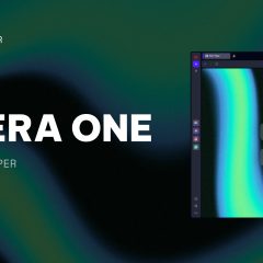 Giao diện Opera One Developer 139 trên nền đồ họa xanh đen