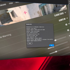 Giao diện PhotoCraft chạy trên Linux với các lớp ảnh
