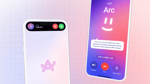 Giao diện tính năng Call Arc trên Arc Search
