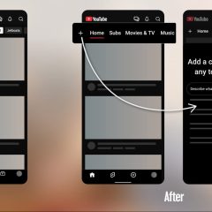 Giao diện YouTube trên điện thoại