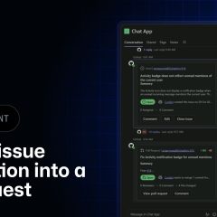GitHub minh họa thông báo issue và pull request trong Teams