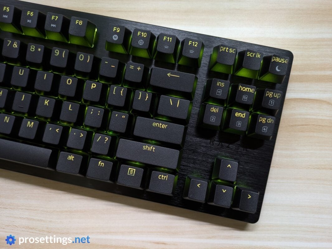 Góc phải bàn phím Huntsman V3 HE TKL