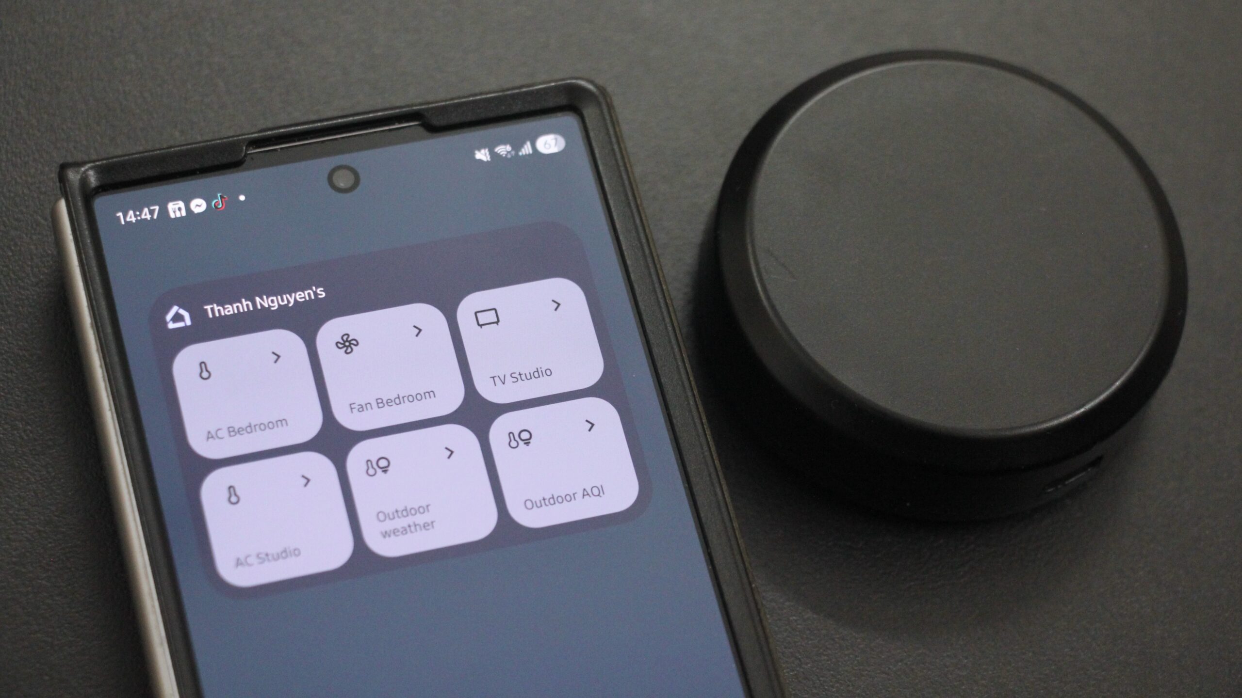Google Home widget & IR blaster