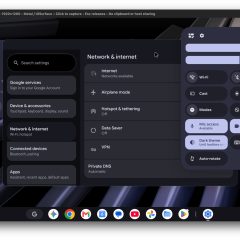 Googlebook OS running on a MacBook Pro