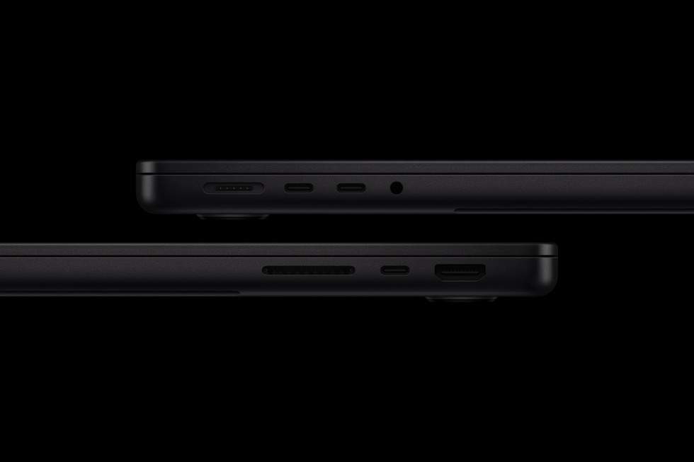 Hai cạnh MacBook Pro M6 và các cổng kết nối