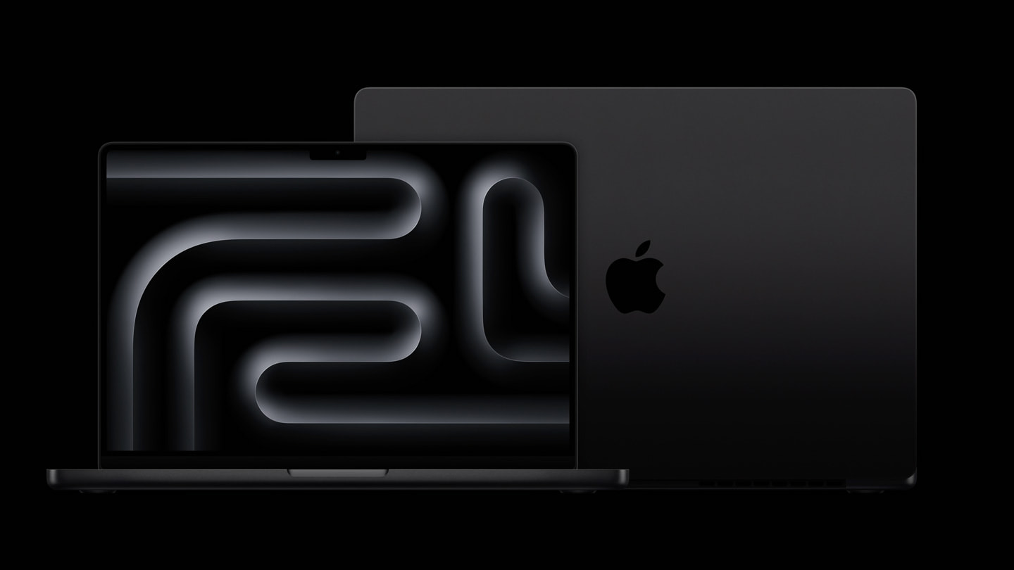 Hai chiếc MacBook Pro đặt cạnh nhau
