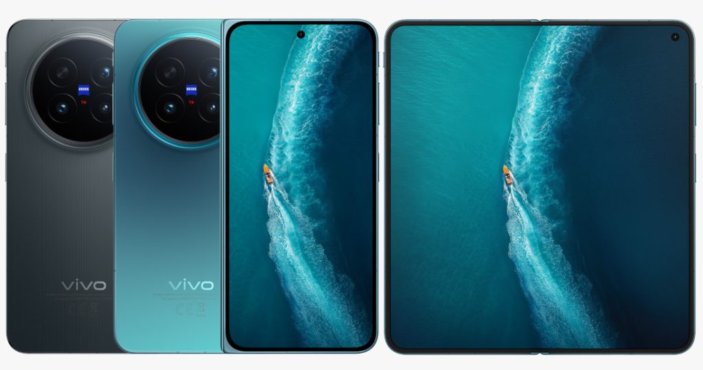 Hai màu sắc Prism Black và Horizon Blue của vivo X Fold 6