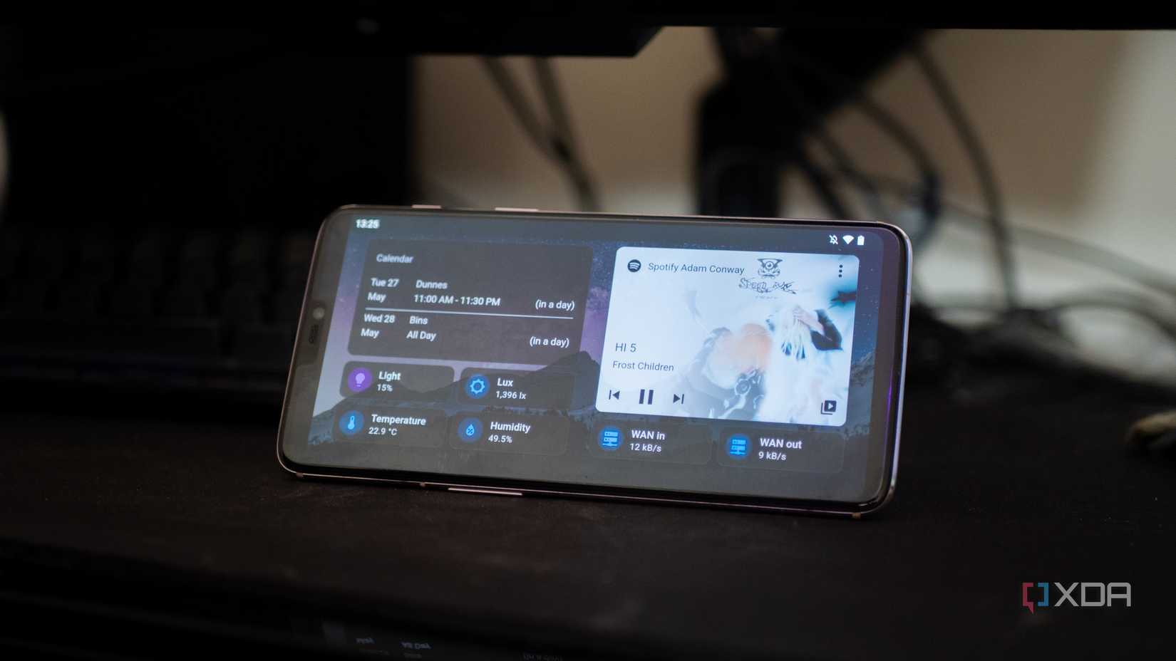 Home Assistant phone dashboard