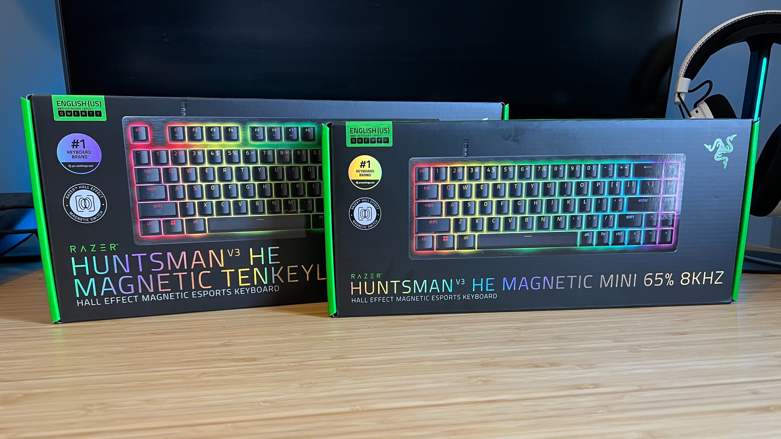 Hộp Razer Huntsman V3 HE TKL và Mini 65%