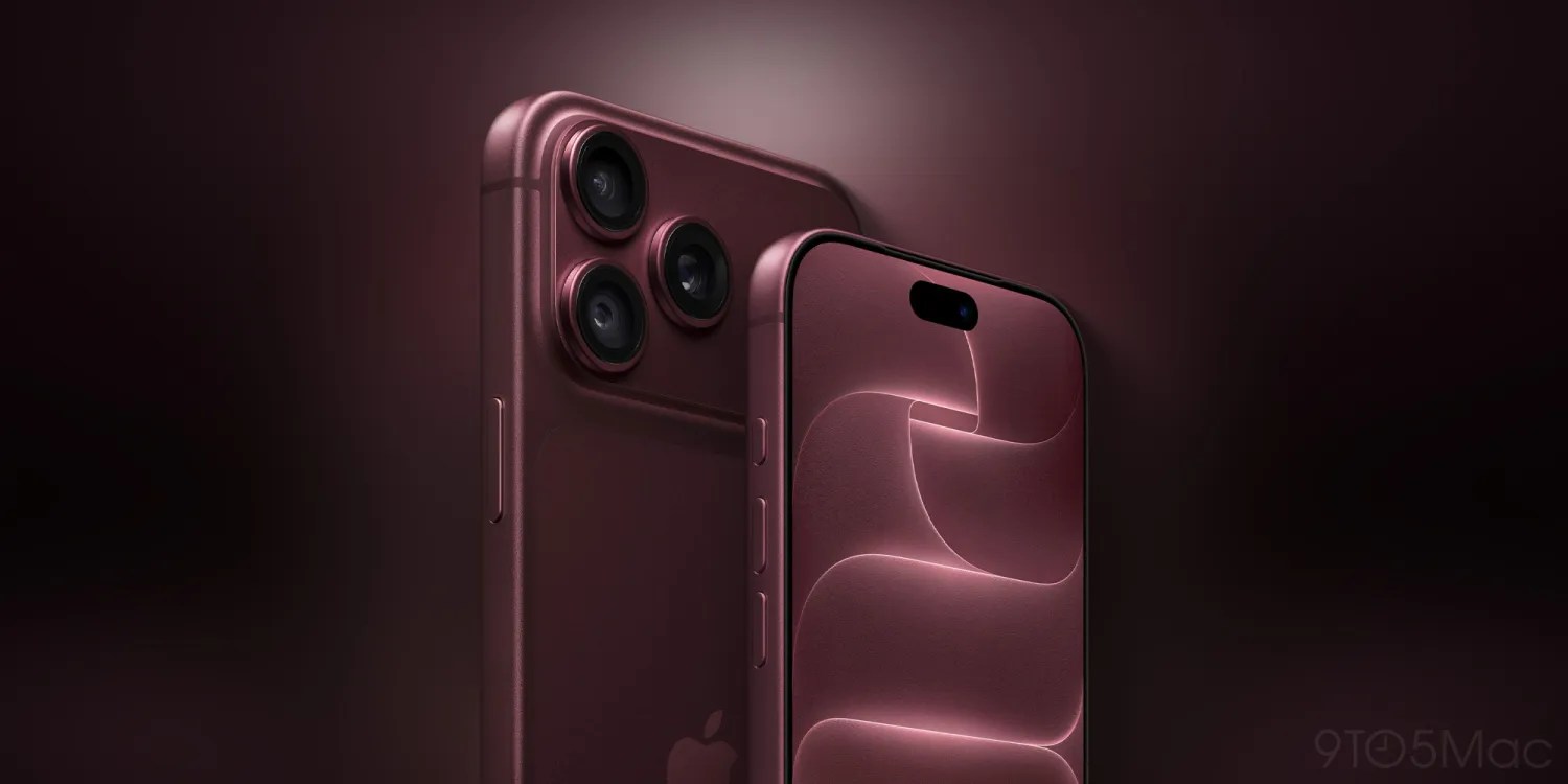 iPhone 18 Pro màu đỏ rượu vang