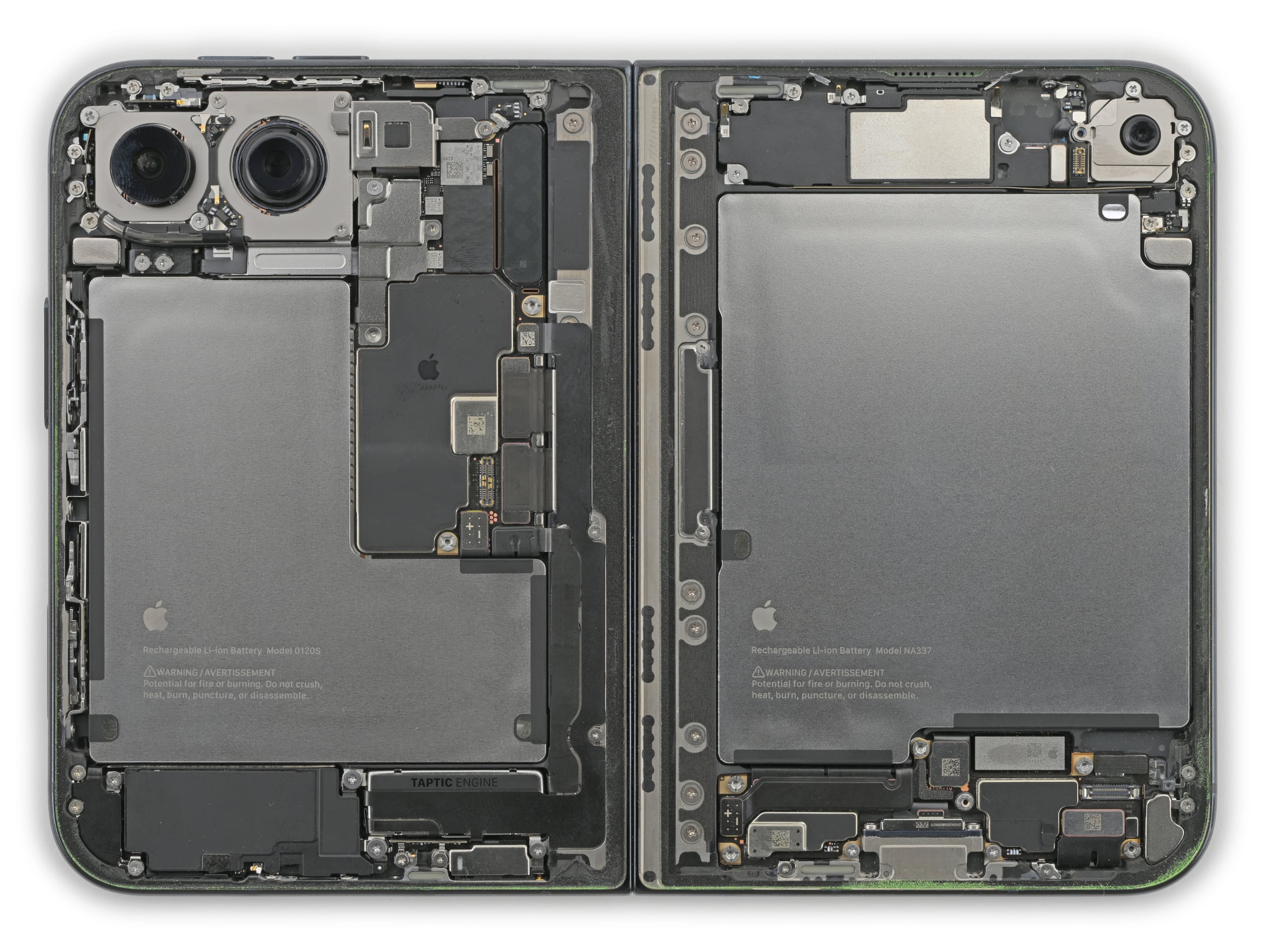 iPhone Duo đã mở lộ linh kiện