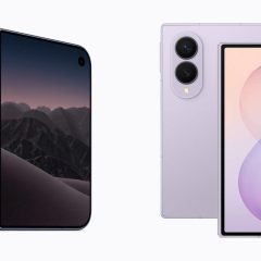 iPhone Duo và Galaxy Z Fold 8 đặt cạnh nhau
