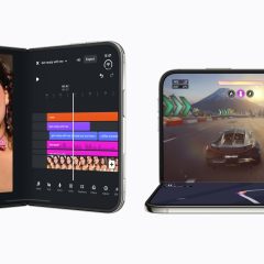 iPhone Duo mở rộng hai ứng dụng trên màn hình trong