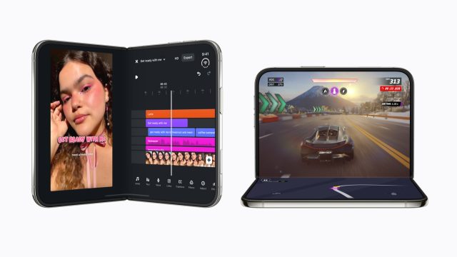 iPhone Duo mở rộng hai ứng dụng trên màn hình trong