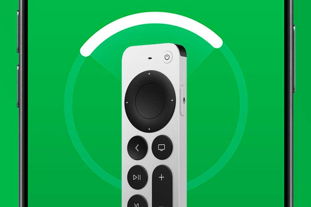 iPhone hiển thị giao diện Precision Finding để tìm Siri Remote