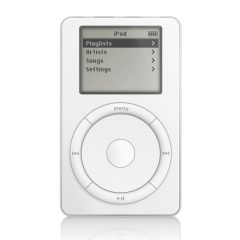iPod thế hệ đầu tiên mô phỏng trên trang web Apple Music
