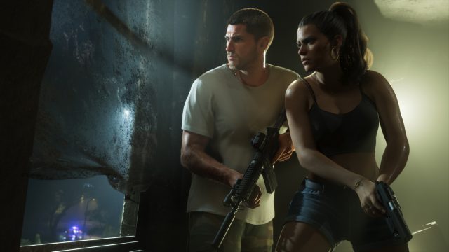Jason và Lucia trong hình ảnh GTA 6 do Rockstar công bố