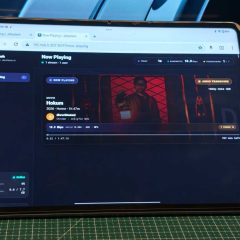 Jellydash now playing on Android tablet
