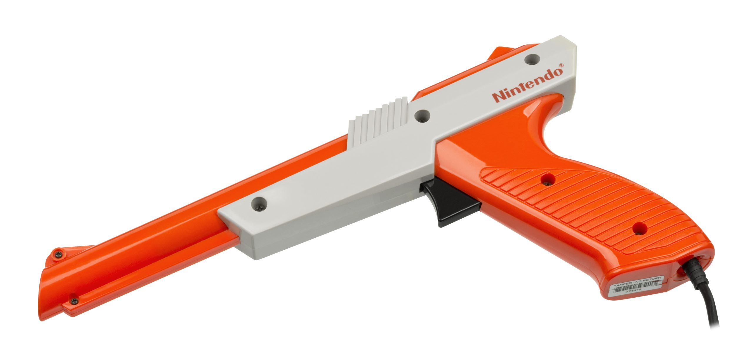 Khẩu súng quang học NES Zapper màu cam nổi tiếng của hệ máy Nintendo