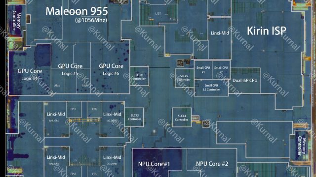 Ảnh khuôn die logic của chip HiSilicon Kirin 9050 Pro