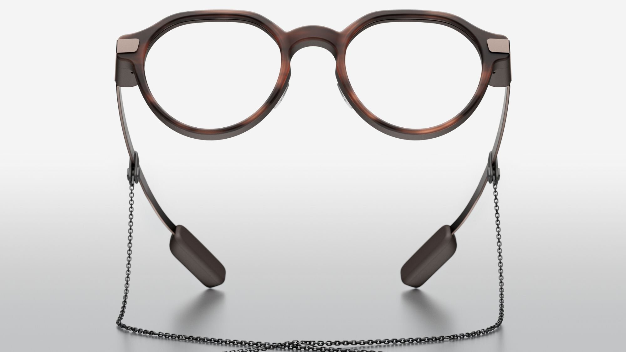 Kính Brown 2 gắn dây Chain nhìn từ phía trước
