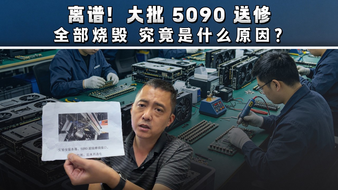 Kỹ thuật viên tại trung tâm sửa chữa kiểm tra card đồ họa Nvidia